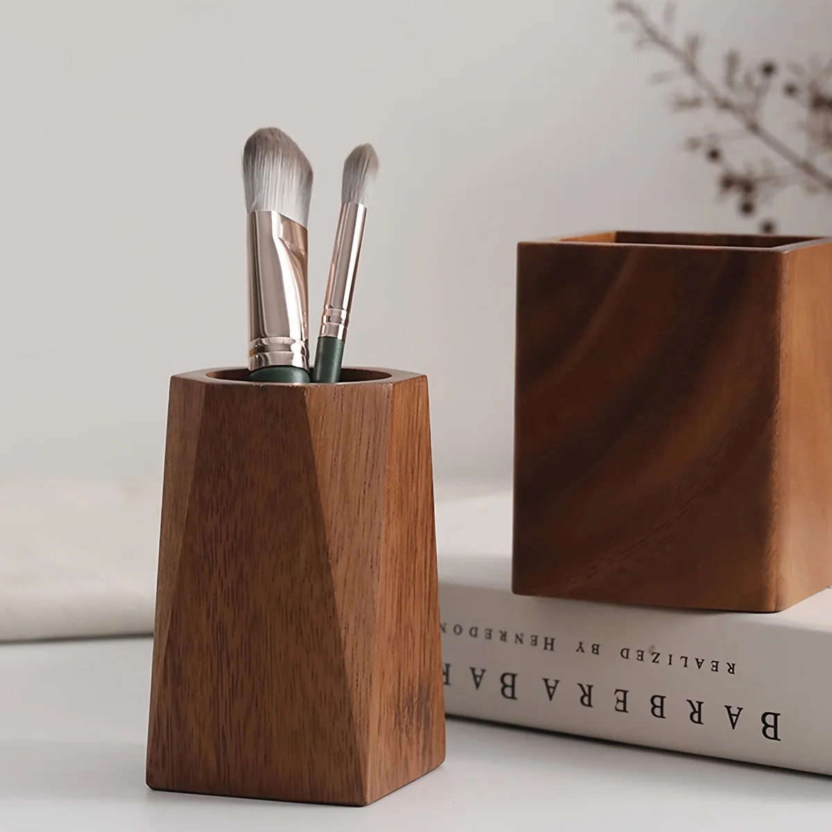 Portalápices de madera, un cil - Stationery Office Supply Store reseña y precio