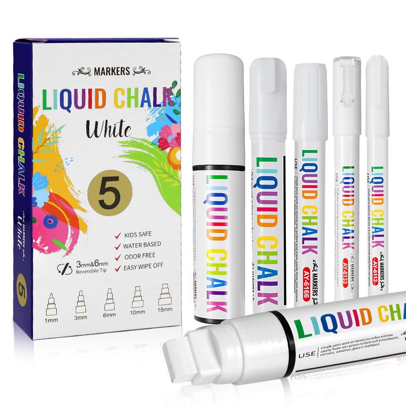 5 unids/set marcadores de tiza - Correction Fluid White reseña y precio