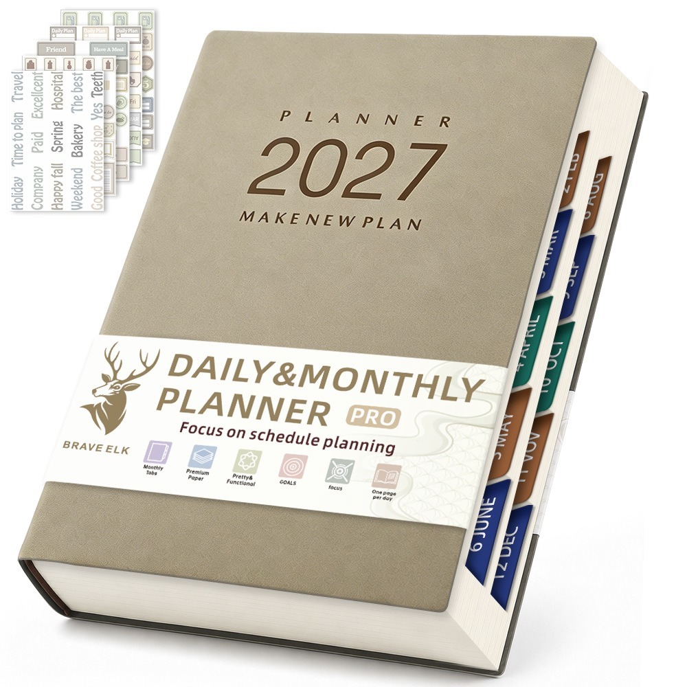 Agenda diaria tamaño A5, cuade - Journal Leather Hardcover reseña y precio