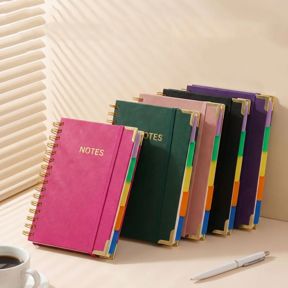 Cuaderno de tapa dura con espi - Journal Leather Hardcover reseña y precio