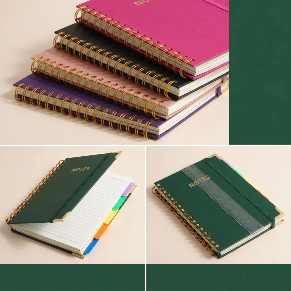 Cuaderno de tapa dura con espi - Journal Leather Hardcover reseña y precio