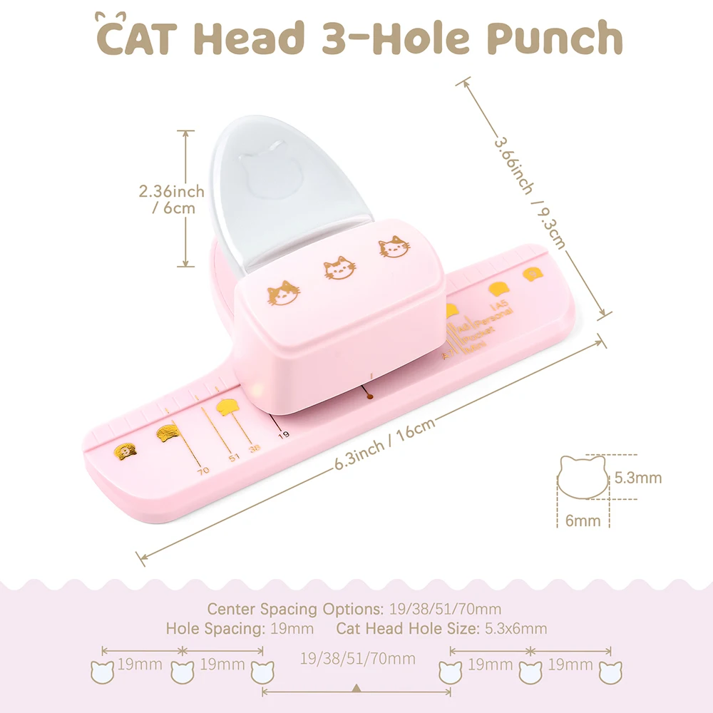 Perforadora de 3 agujeros con  - Paper Punch 3 Hole reseña y precio